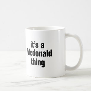 dess mcdonald sak kaffemugg