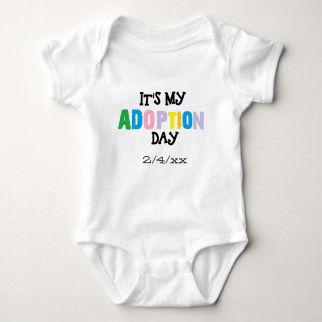 Dess min adoptiondag vid ozias t shirt (Framsida)