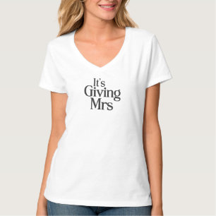 Dess Mrs T-Shirt - Brud att bli skjorta