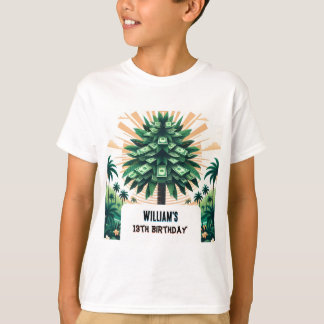 Dess naturnära Coola Pengarar Money Money Träd 13: T Shirt