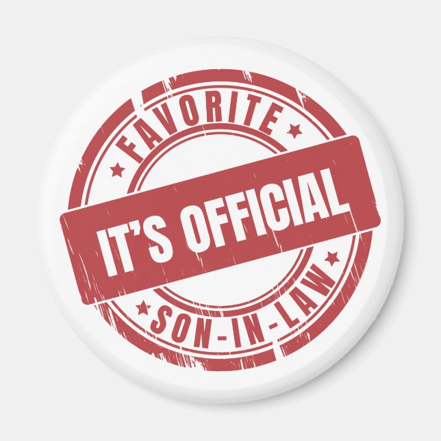 Dess Officiell är den favoritson i lagen Magnet (Framsidan)