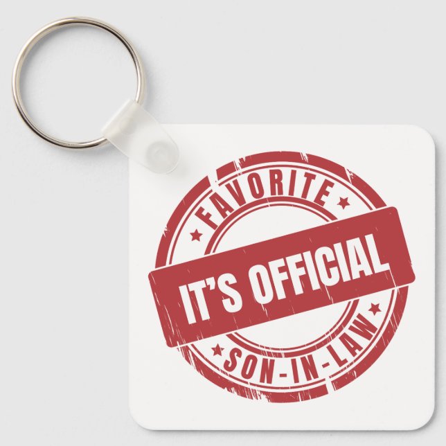 Dess Officiell är den favoritson i lagen Nyckelring (Framsida)