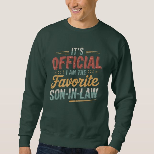 Dess Officiell Im Favorite Son-In-Law Lång Ärmad Tröja (Framsida)
