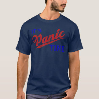 Dess Panikstime Retro Cool Panik Förbli Lugn Rolig T Shirt