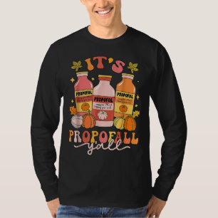 Dess propofall Y'all Thankful Nurse RN ICU Nurse T Shirt
