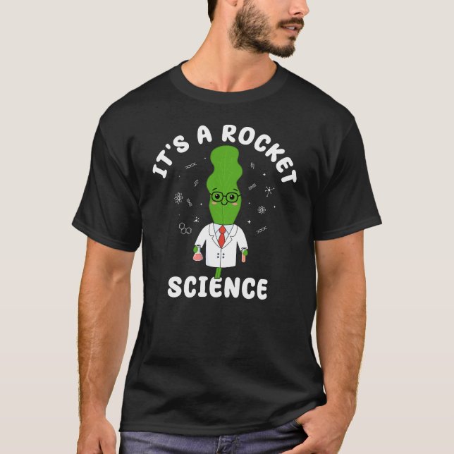 Dess Rocket Science Cute Food Pun Science Geek T Shirt (Framsida)
