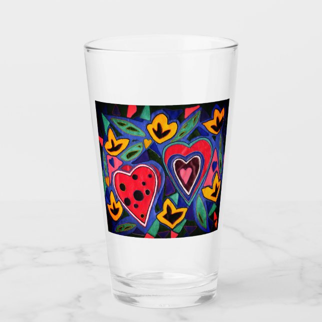 Dess roligt att vara i kärlek glaskopp (Framsida)