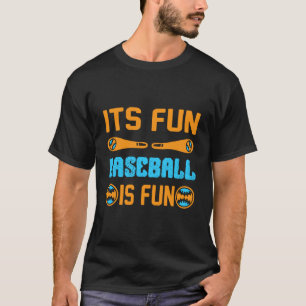 Dess roligt baseball är roligt T-Shirt Design