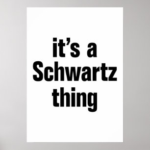 dess schwartz sak poster
