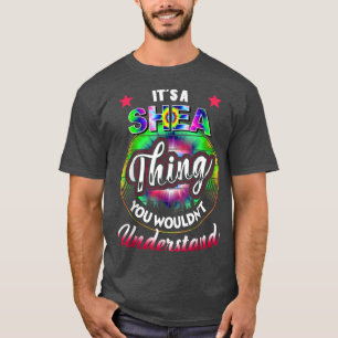 Dess SHEA ThingTie Dye SHEA Namn T Shirt