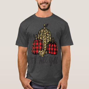 Dess sjunkande hösten Leopard Pumpkin Fall Leopard T Shirt
