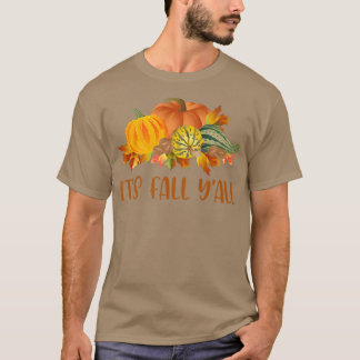Dess sjunkande Yall Cute Pumpkins Square hösten fa T Shirt