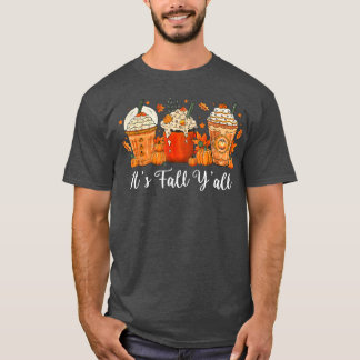 Dess sjunkande yallpumpkin Spice Autumn Funny Fall T Shirt