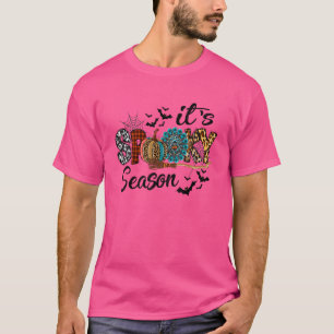 Dess talessäsong Pumpkin Leopard Lycklig Fall Yu20 T Shirt
