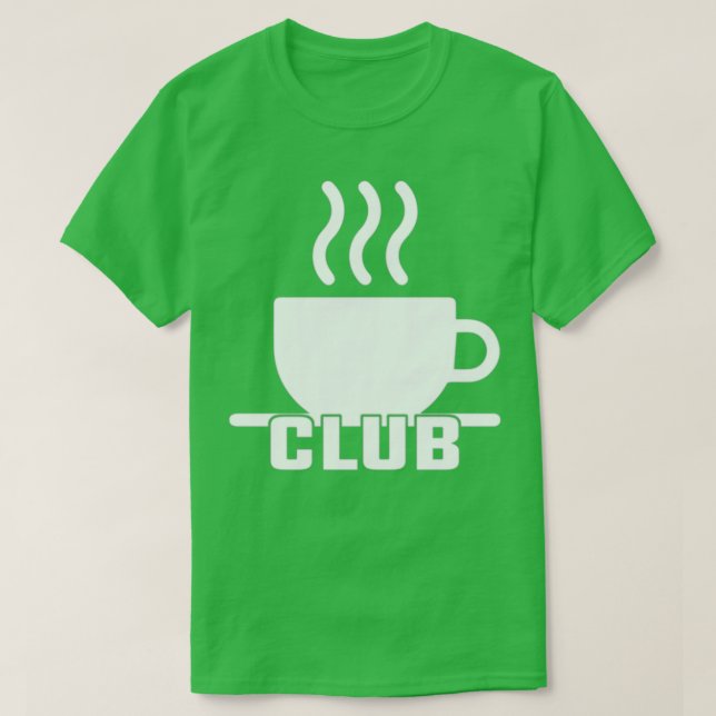 Dess tea klubb Tea Älskare Tea Älskare-gåva T Shirt (Design framsida)