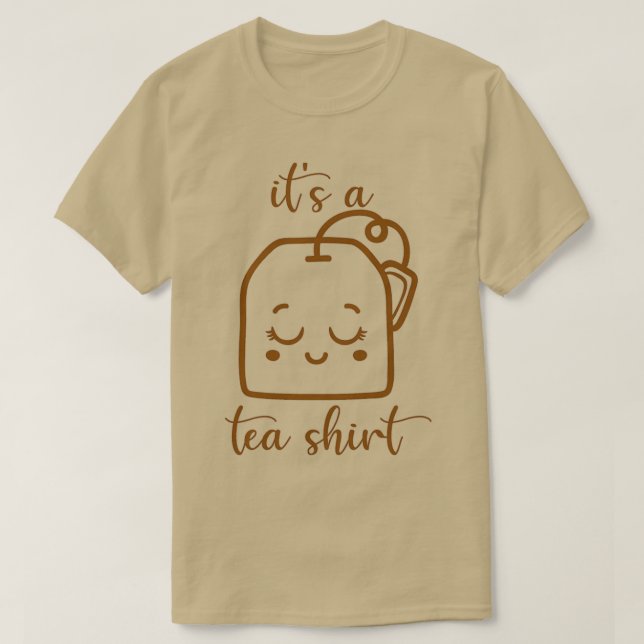 Dess tea Shirt Tea Älskare Shirt Tea Älskare Gift T (Design framsida)