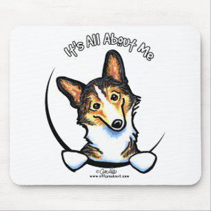 Dess Tricolor Corgi All omkring mig Musmatta