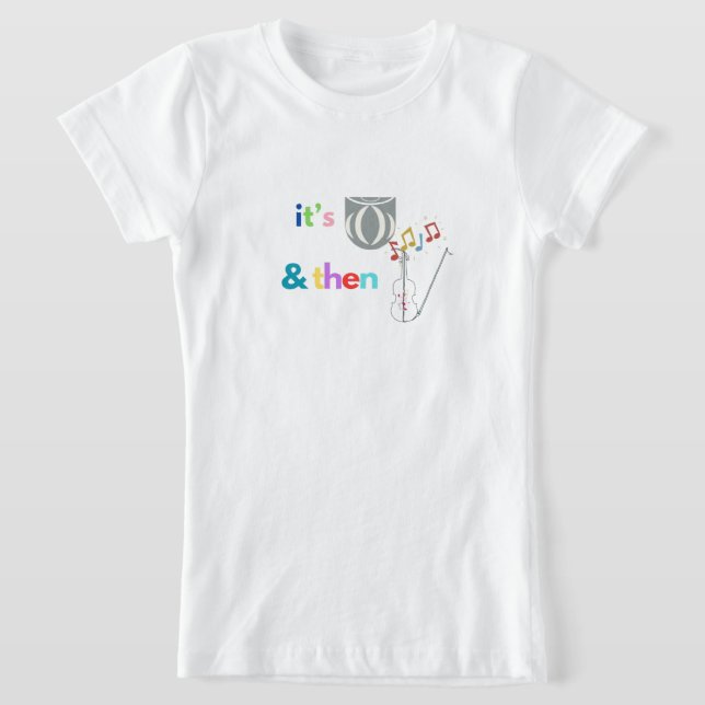 "Dess U & then V" version 2 av Kriyas Collection T Shirt (Laydown)