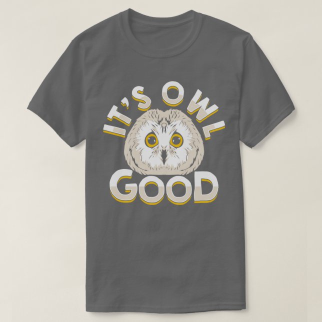 Dess Uggla Bra Animal Lover Gift T Shirt (Design framsida)