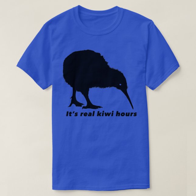 Dess verkliga kiwi-timmar t shirt (Design framsida)