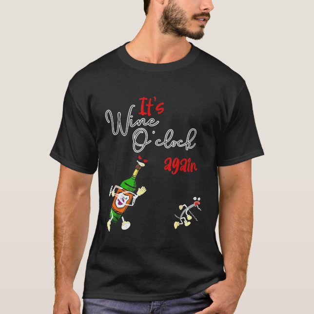 Dess Vin O-klocka igen Vin Idea T Shirt (Framsida)
