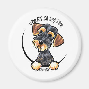 Dess Wirehaired tax för vildsvin All omkring mig Magnet