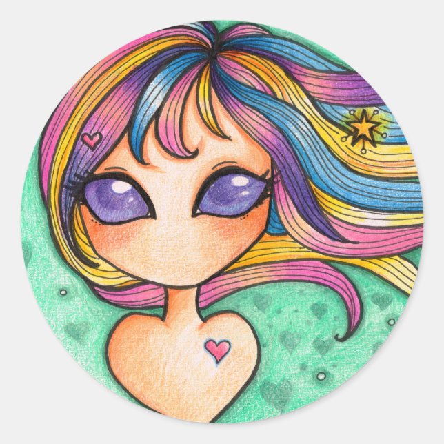 Dessa drömmar runt klistermärke (Framsida)