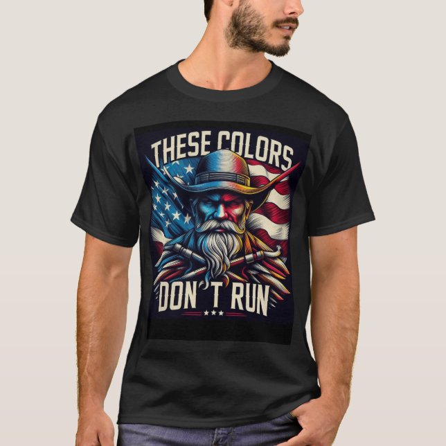 Dessa Färg är inte Springa T-Shirt (Framsida)