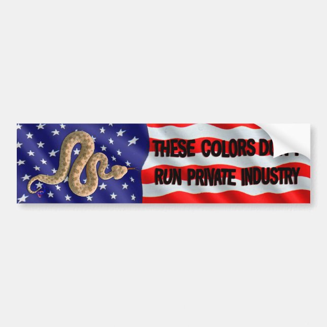 Dessa färger kör inte privat bransch bildekal (Framsidan)