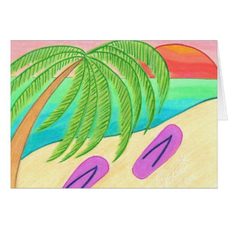 Dessa Flinflip flops är tillverkade för Walking BL Hälsningskort