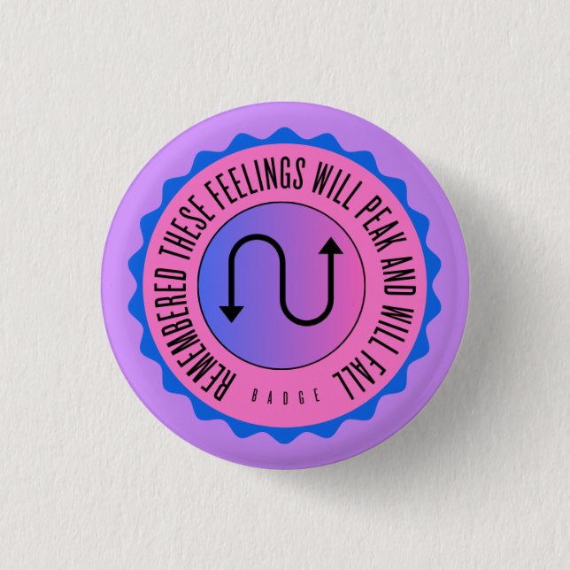 Dessa känslor kommer att öka och falla knapp (Framsida)