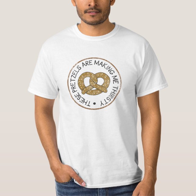 Dessa kringlor skapar mig som är törstig tee shirt (Framsida)