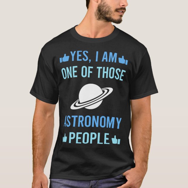 Dessa människors astronomi t shirt (Framsida)