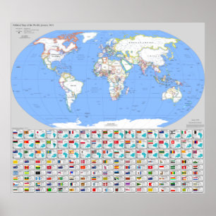 Dessa mässor Politiska Karta, januari 2021 Poster