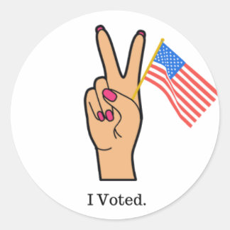 Dessa Nagel röstade Runt Klistermärke