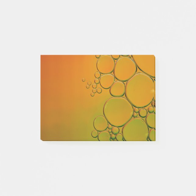 dessa orange bubblor post-it block (Framsida)