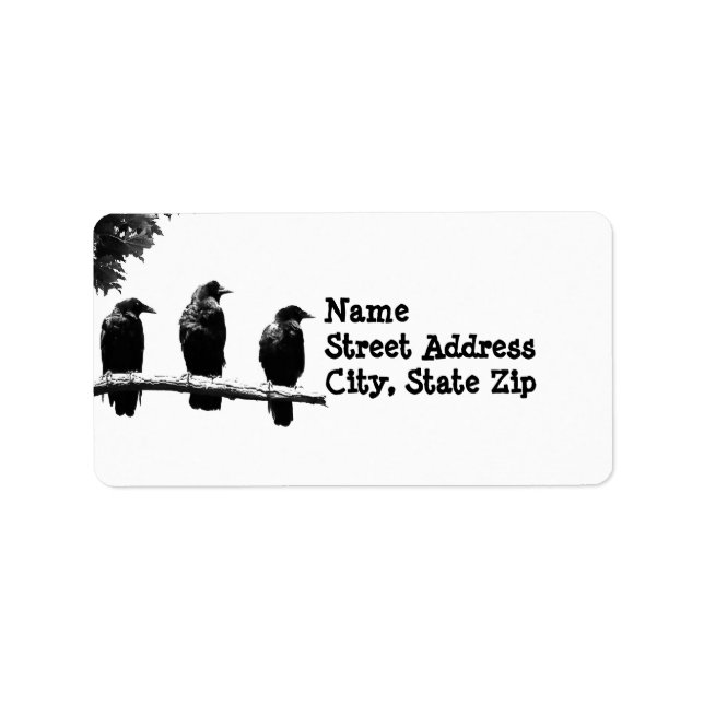 Dessa tre adressetikett (Framsidan)