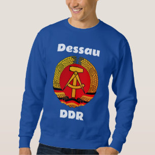 Dessau, DDR, Dessau, Tyskland (Öster German Ossi) Lång Ärmad Tröja