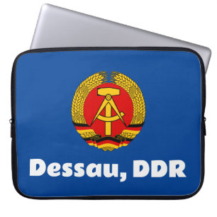 Dessau, DDR, Dessau, Tyskland (Öster German Ossi) Laptop Fodral