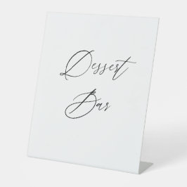 Dessert Bar Wedding Sign | Sweet Table top