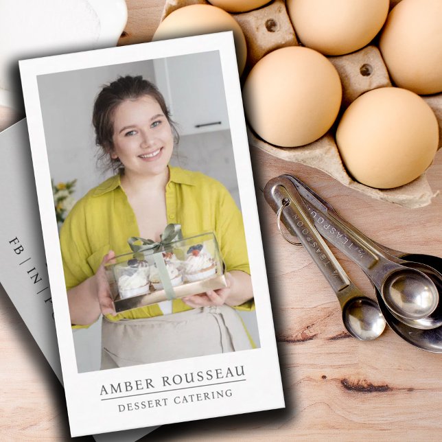 Dessert Caterer Baker Visitkort (Skapare uppladdad)