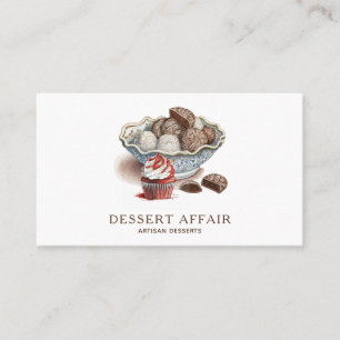 Dessert Caterer Chef Sweets Maker Visitkort