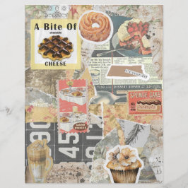 Dessert & Coffee Vintage Ephemera Decoupage