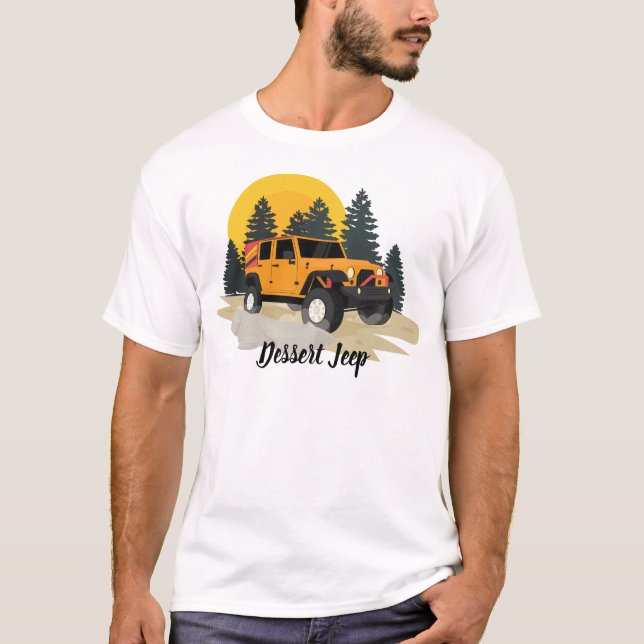 Dessert Jeep T Shirt (Framsida)
