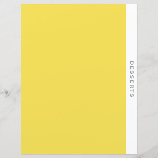 Dessert-kategori | Receptdelare | Enkel Gult (Framsida)