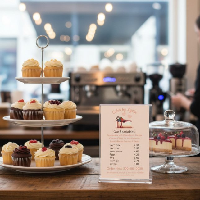 Dessert-meny för svet Anpassningsbar och Elegant Flygblad (Skapare uppladdad)