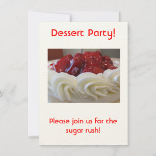Dessert Party Inbjudningar
