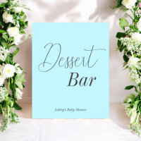 Dessert Pub Blue Black Shower