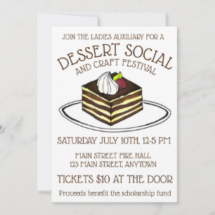 Dessert Social Bake Sale Tiramisu italiensk mat