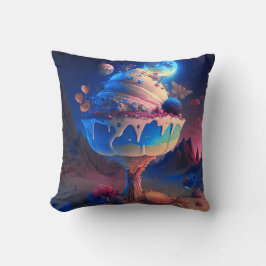 DESSERT x DESERT - Delicious Cake Fantasy Art Kudde